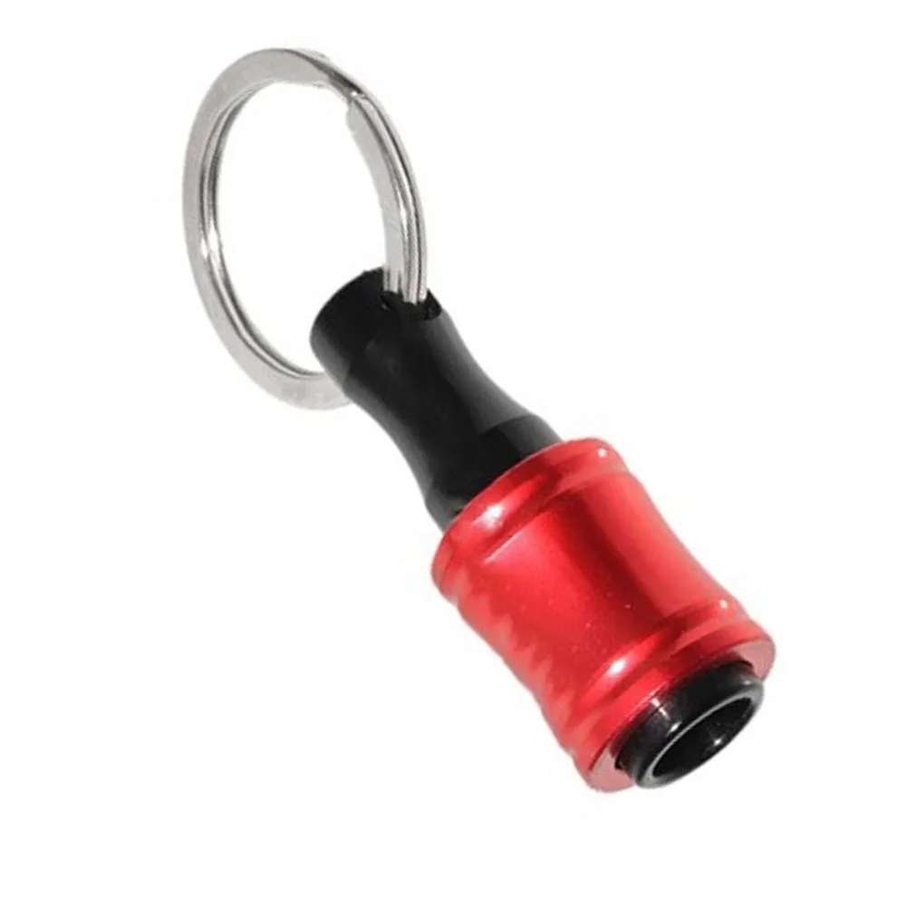1/4 Inch Hex Shank Screwdriver Bits Holder Extension Bar Keychain Screw Adapter Drill Change Handheld Screwdrivers