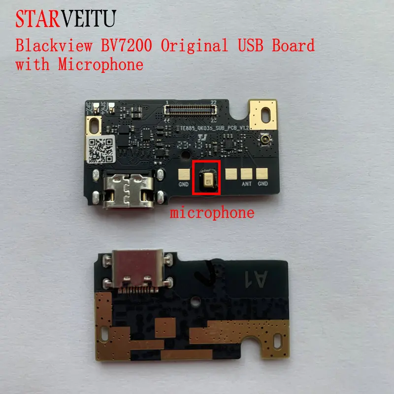 USB Board for Blackview BV7200 Original Microphone Type C Board Charging Dock Mobile Phone Accessories