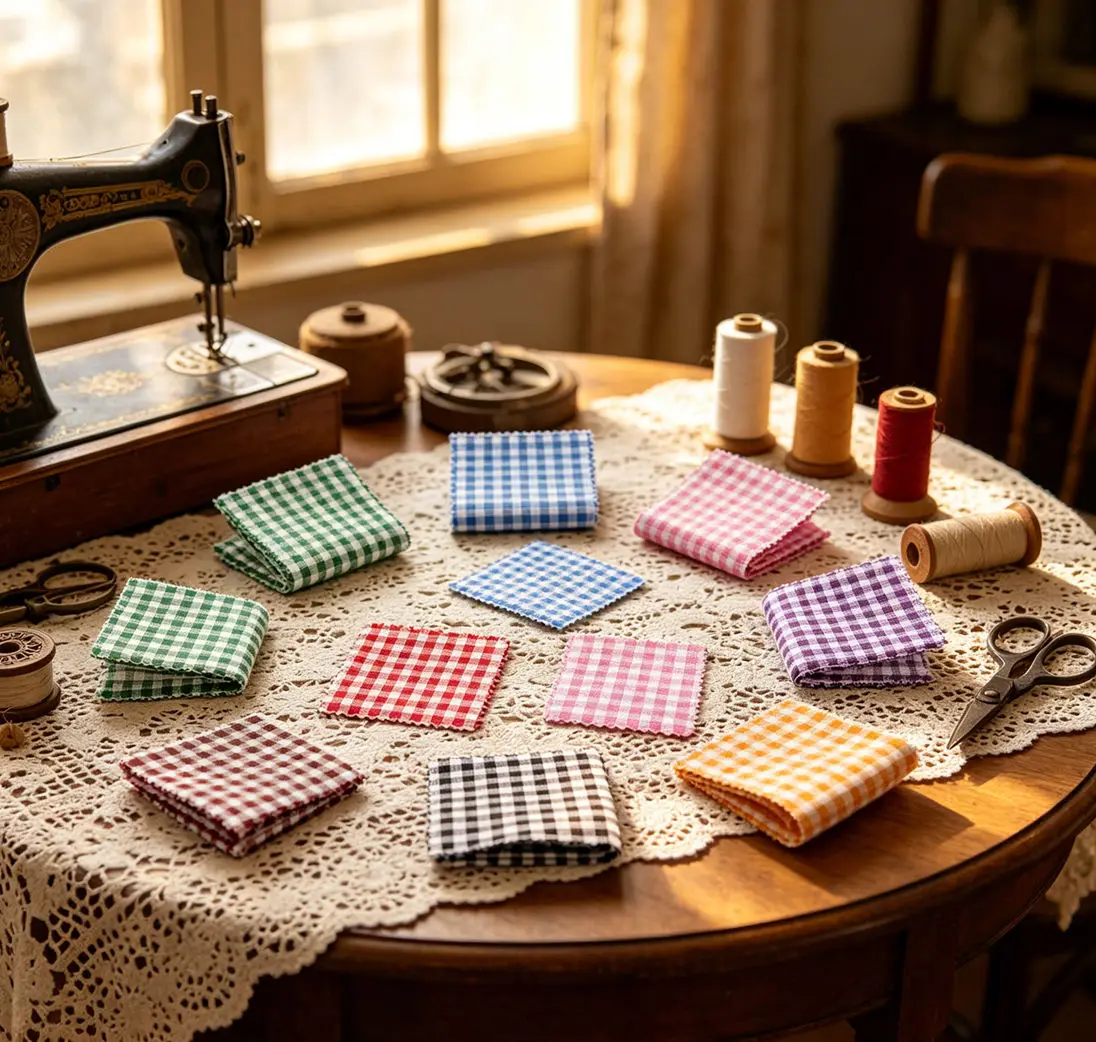3pcs 6 /1 Dollhouse Mini Plaid Fabric, Multicolor Checkered Picnic Cloth for Dollhouse Scene Decor & Photography