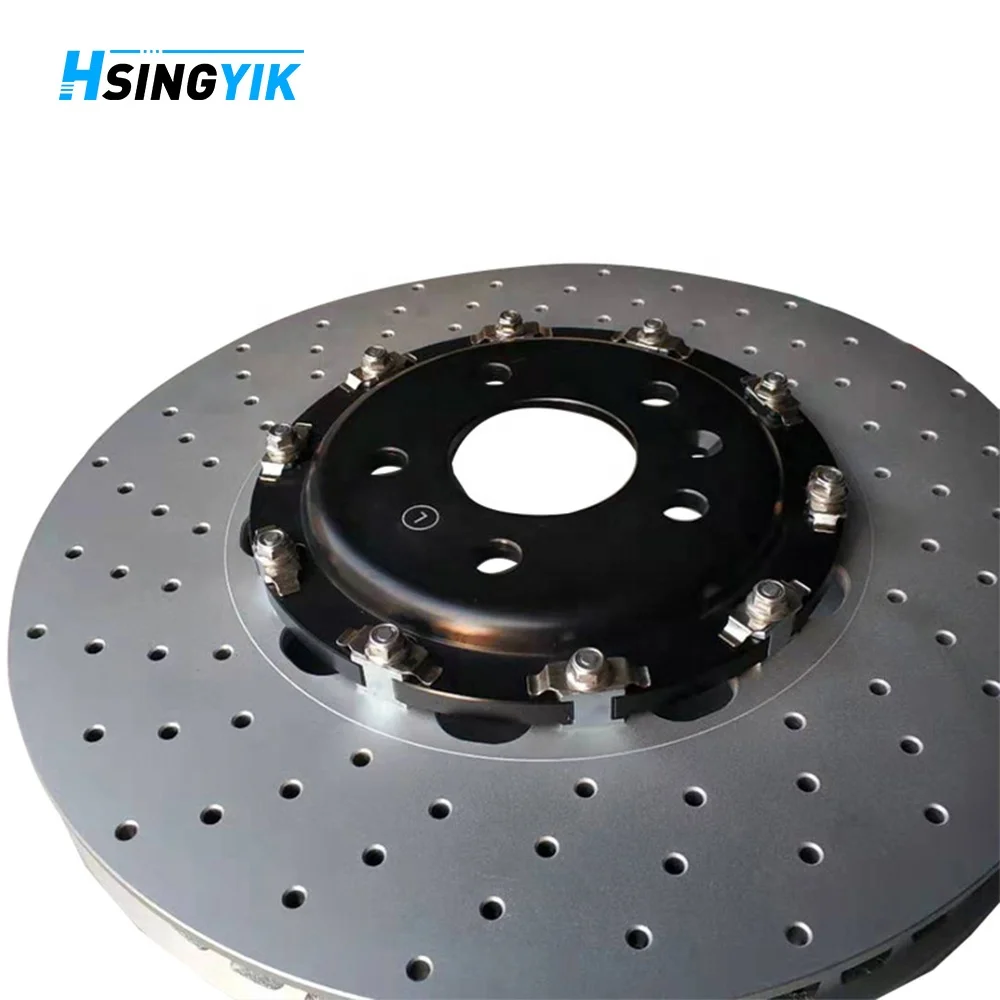 For Forged Aluminum Hat Floating Design OEM Quality 12 Month Warranty 2 Piece Brake Disc for Audi Q7 Bmw M4 F82 G82