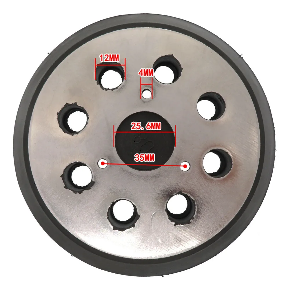 Efficient Dust Collection with This Replacement Backing Pad For Your Standard Size For 5 Inch Orbital Sander Models