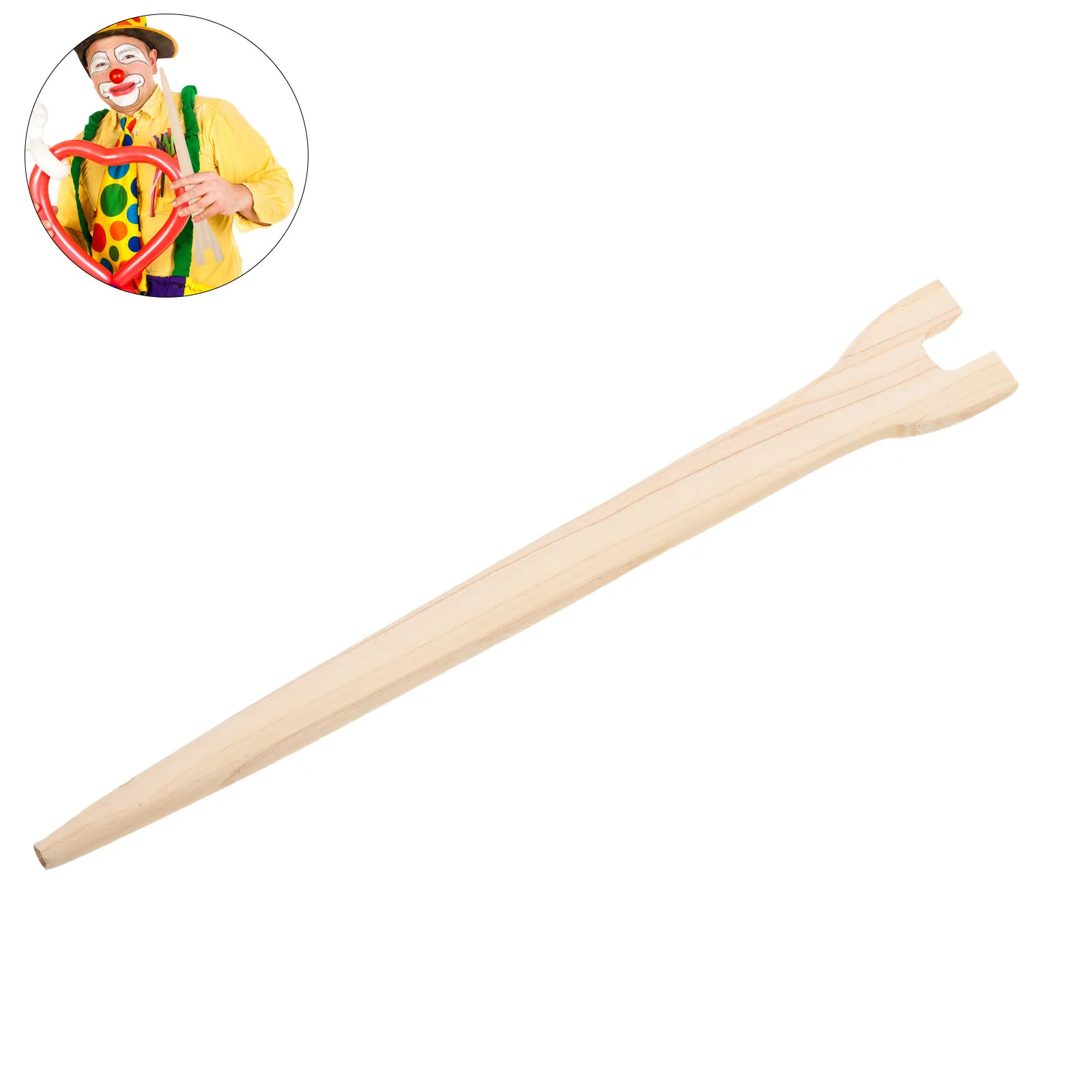 

Wooden Juggling Stick 15.72x2.16x0.47 Circus Skill Training Prop for Beginners and Pros Easy