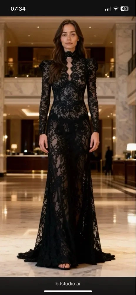 

Xijun Modest Ivory Crepe Evening Dresses Full Sleeves 3D Flowers Mermaid Dubai Wedding Gowns Formal Occasion Prom Dresses Custom