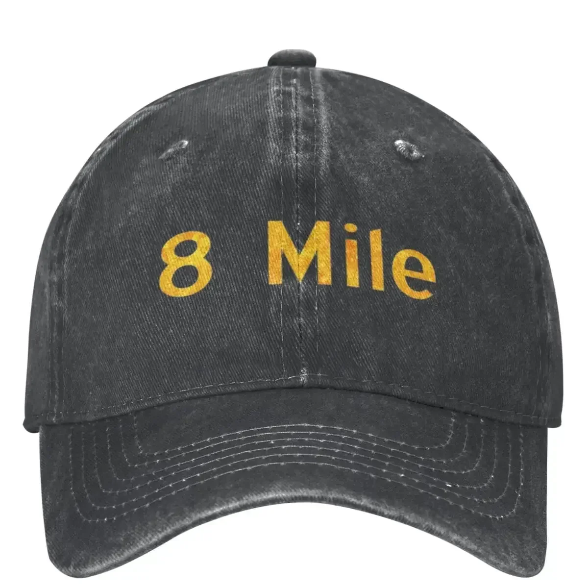 Unisex 8Mile 8 Mile Eminem Old Eminem Stuff Baseball Caps Vintage Distressed Denim Washed Sun Cap Adjustable