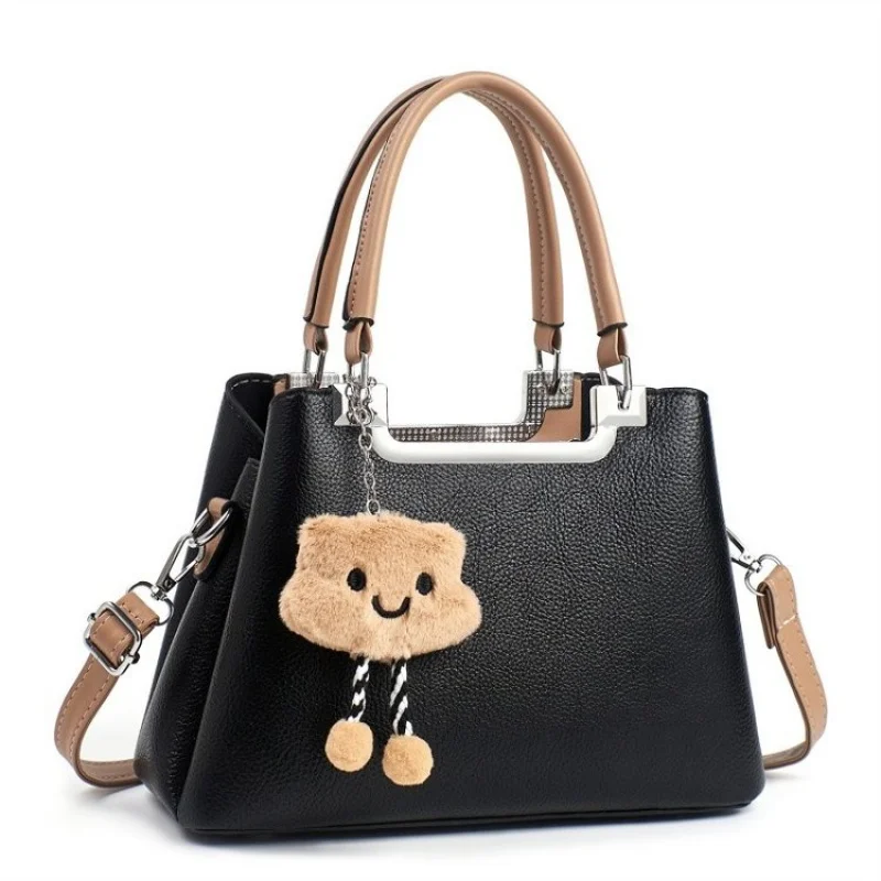 

Stylish Elegant Tote Bag For Business Commuter Women Featuring Large Capacity Leather And Trendy Design