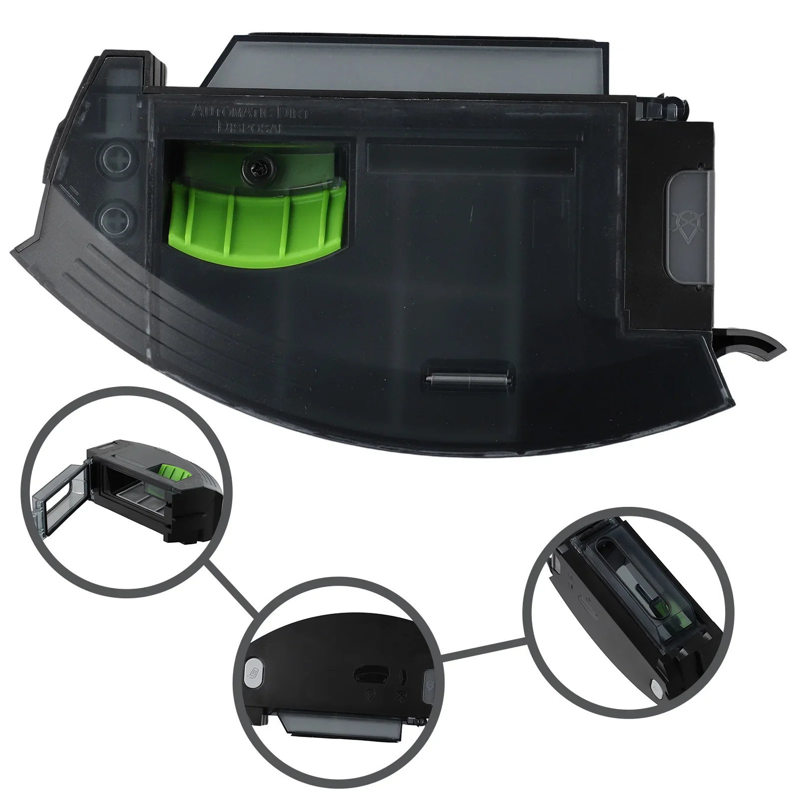 

Пылесборник для пылесборника работает для Roomba I1 I3 I4 I6 I7 + I7 I8 J7 + с пылесосами для удаления грязи, детали и аксессуары