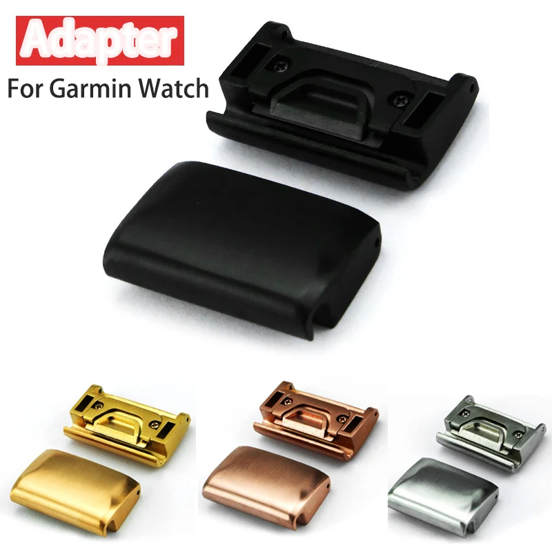 20Mm 22Mm 26Mm Snelle Metalen Horloge Band Adapter Voor Garmin Fenix 6x Fenix 6 6S 5x Fenix 3 Alle Modellen Easy Fit Gesp Connector