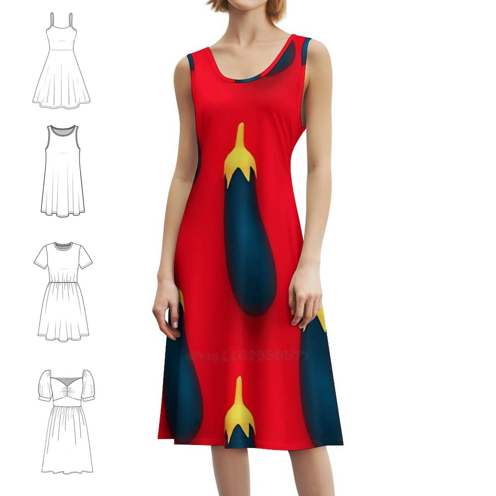 

Сексуальное платье для отдыха из баклажанов для женщин, мини-платье для пляжной вечеринки, дня рождения, баклажаны, красные баклажаны, красные женские платья