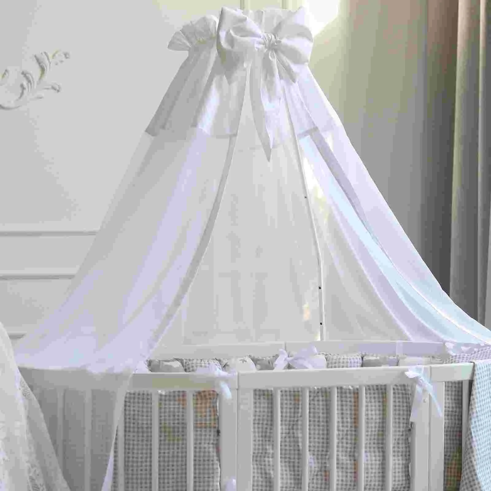 Baby Mosquito Net Bracket Strong Steel Stand for Crib Canopy Holder Baby Bed Metal Cradles Sturdy Safe Anti Deform