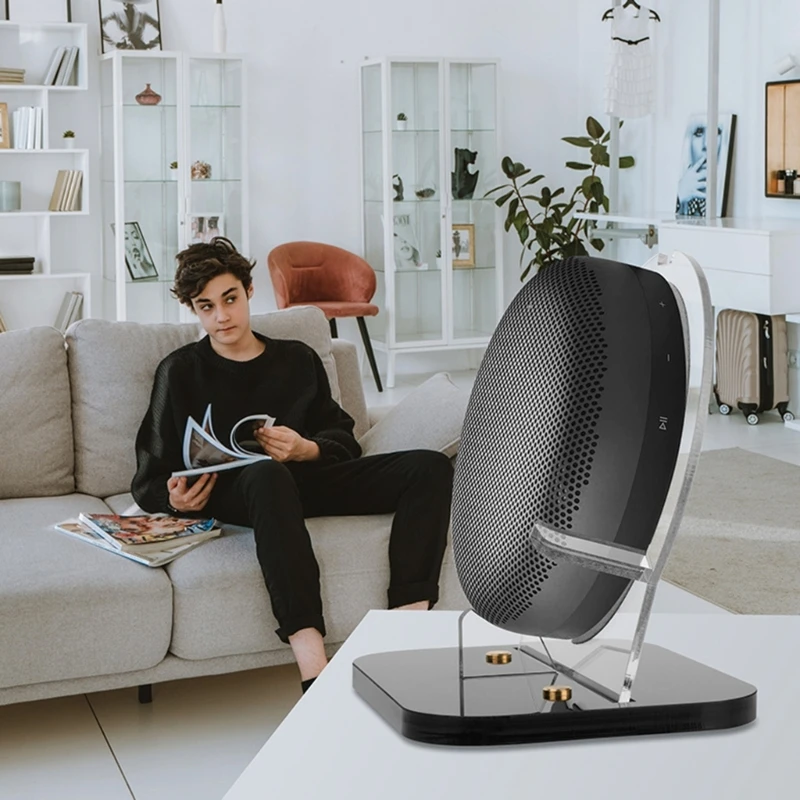 حامل سطح المكتب لملحقات تركيب الأكريليك لمكبر الصوت الثاني