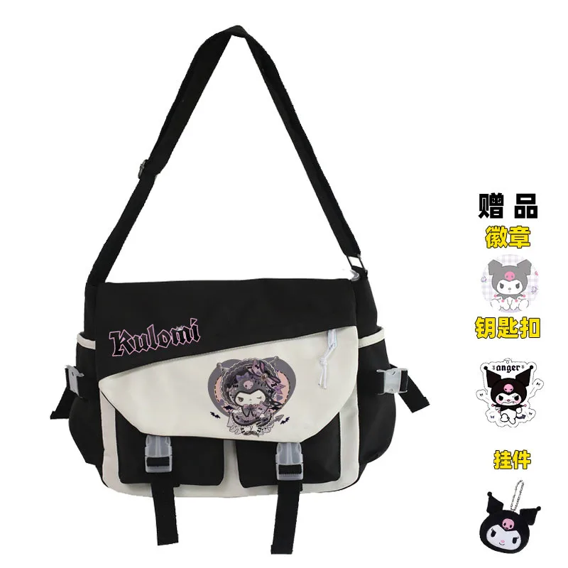 Sanrio New Clow M Casual Messenger Bag Large Capacity Casual and Shoulder Pad Waterproof Stain Resistant Single-Shoulder Bag