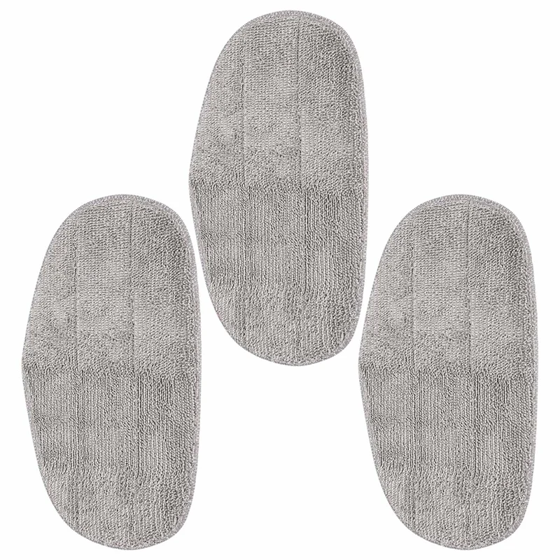 Сменная швабра, 3 шт., ткань для мытья полов для пароочистителя CleanTenso, пароочиститель, чехол для стеклоочистителя, тряпка для чистки швабры, накладка