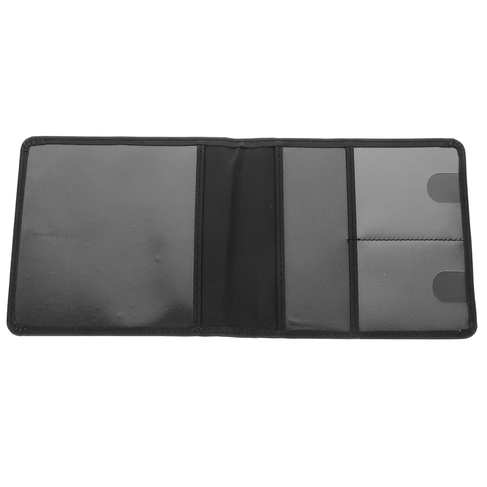 Carpeta Organizadora De Guantera Para Coche | Portadocumentos Con Múltiples Bolsillos Para Permisos, Seguro E ITV | Tela Oxford 600D Negra