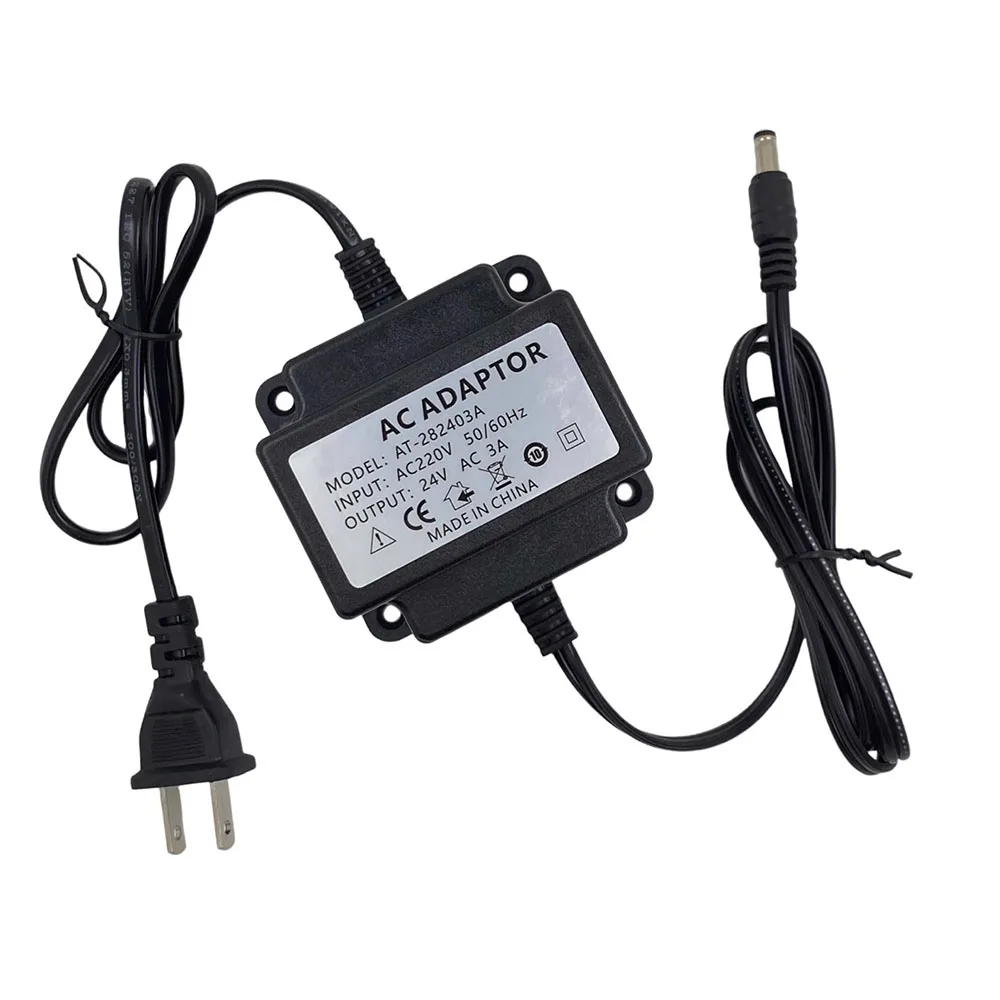 AC24V 3A محول الطاقة صمام الملف اللولبي محول الطاقة موصلات الطاقة لمعدات المراقبة الكروية