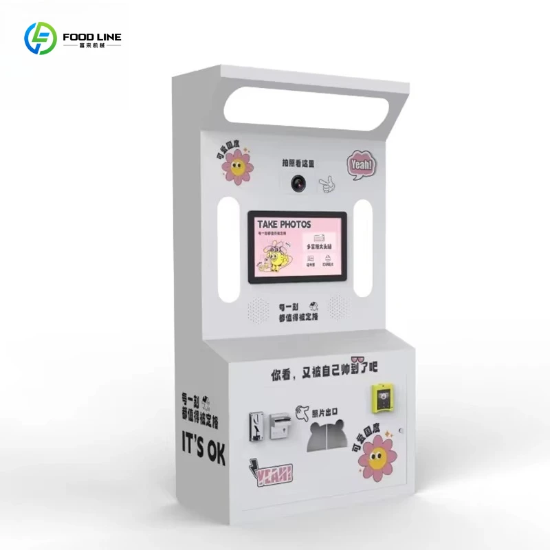Customized New Mall Selfie Booth Multi-function Photo Kiosk Digital HD Camera Korea Touch Screen DSLR Machine