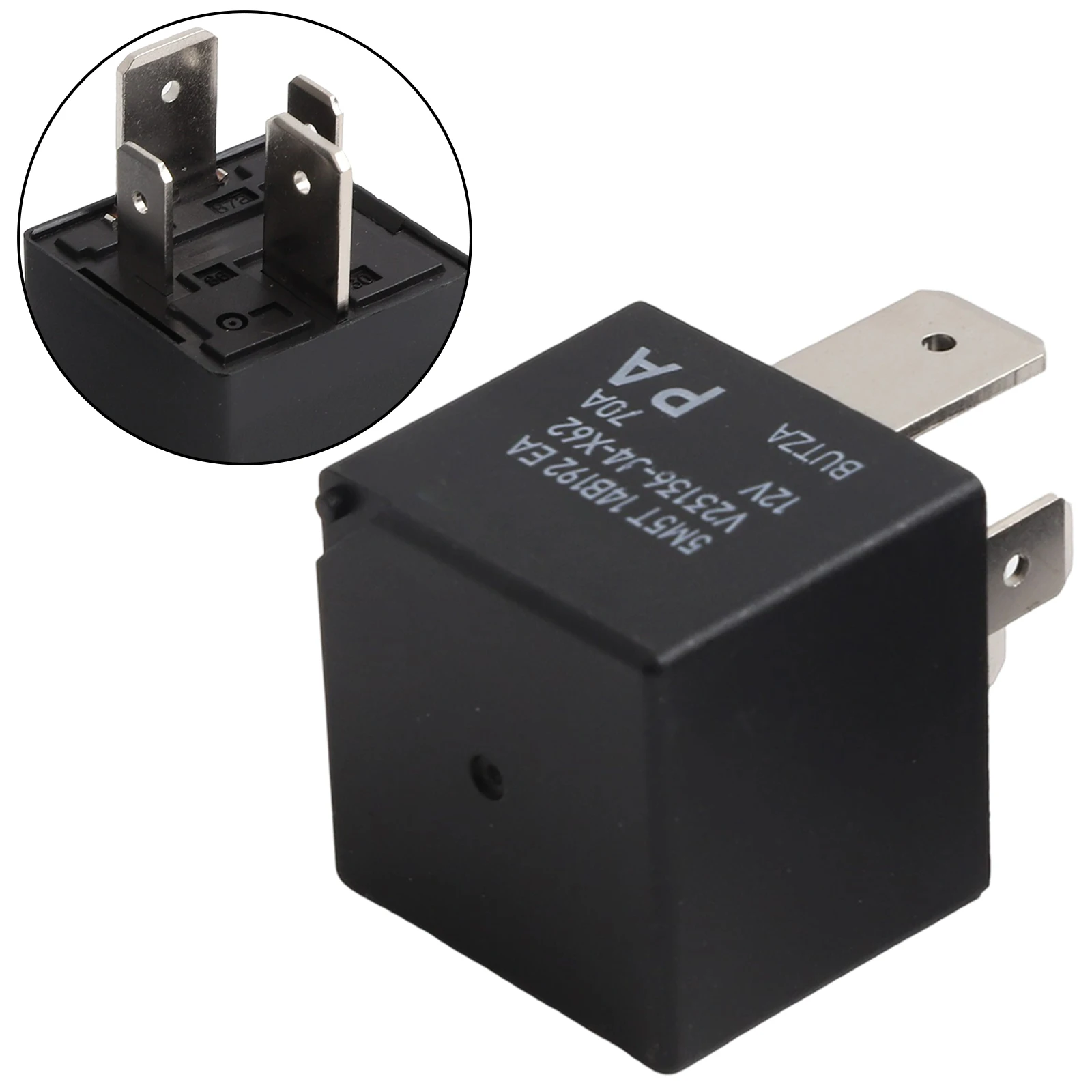 5*5*5cm Car Relay 4 Pin Automotive Relay Automotive 4 Pin Relay Easy Installation High Current Rating For Focus