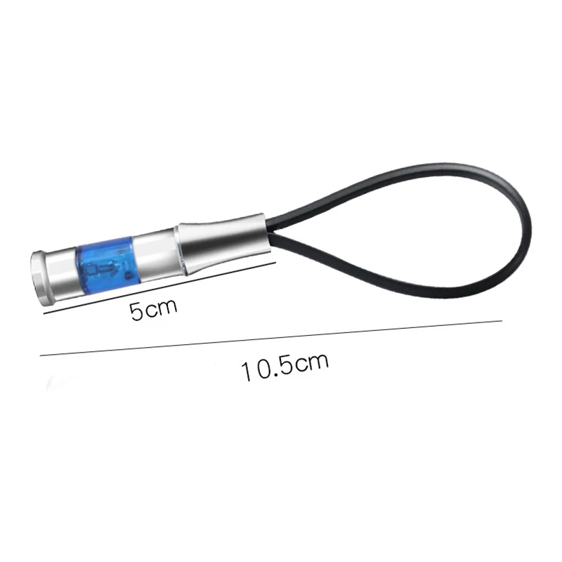 1pcs Tiny Static Rod Electrostatic Discharger Key Ring Human Body Static Eliminator Anti-Static Glowing Keychain LED Light