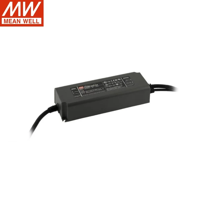 يعني حسنا LED تحويل التيار الكهربائي PWM-200-12/24/36/48 فولت 200 واط PWM الناتج DA2 يعتم IP67