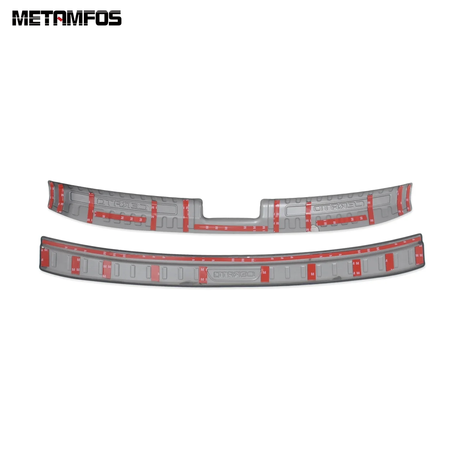 لكيا فورتي سيراتو 2019-2024 k3 2019-2022 الخلفي الجذع الوفير القدم لوحة الذيل عتبة الباب جرجر الحرس لوحة حامي الملحقات #6