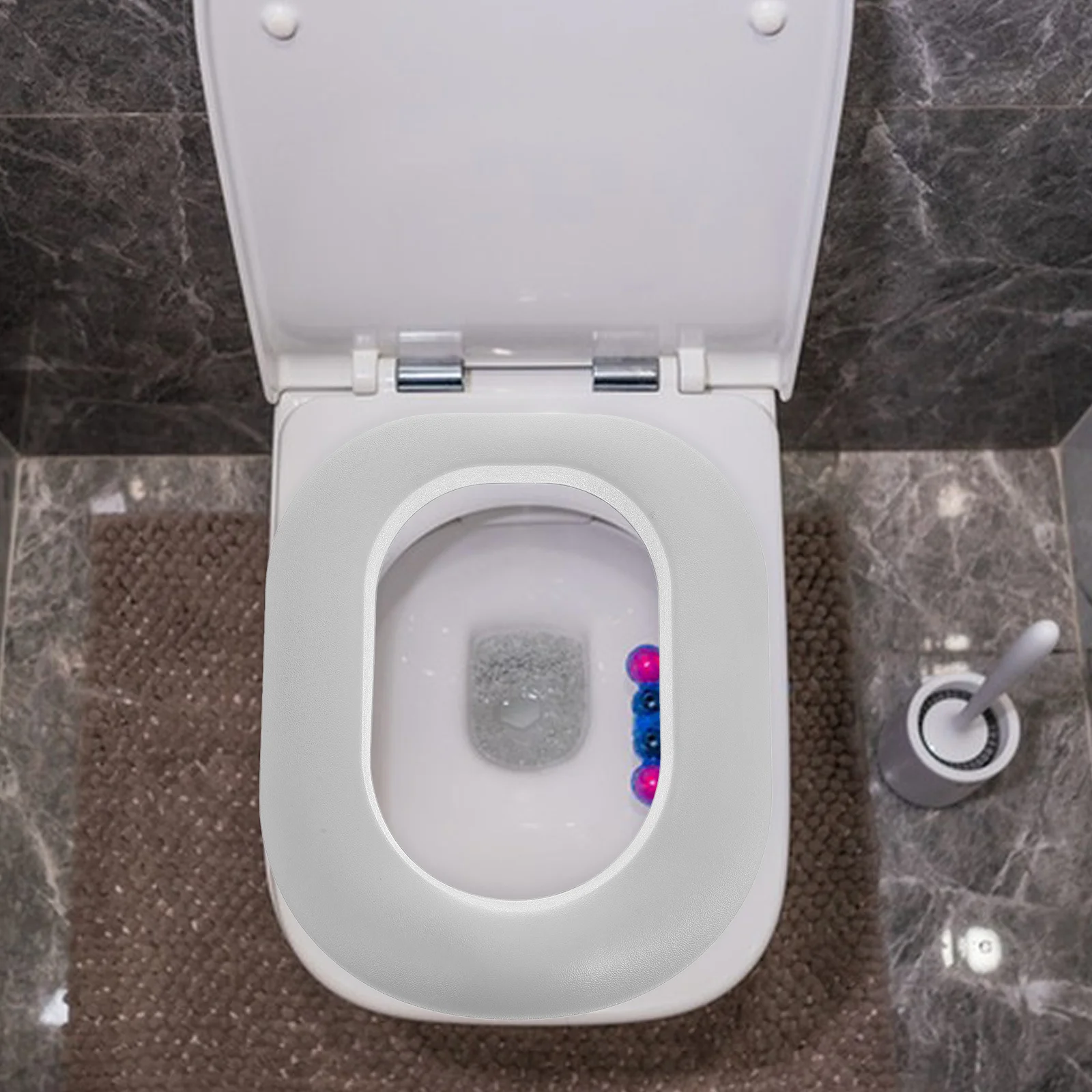 Pu Toilet Seat Cushion For Kids Adjustable Potty Training Seat Pad Soft Durable Waterproof Reusable Bathroom Accessory For