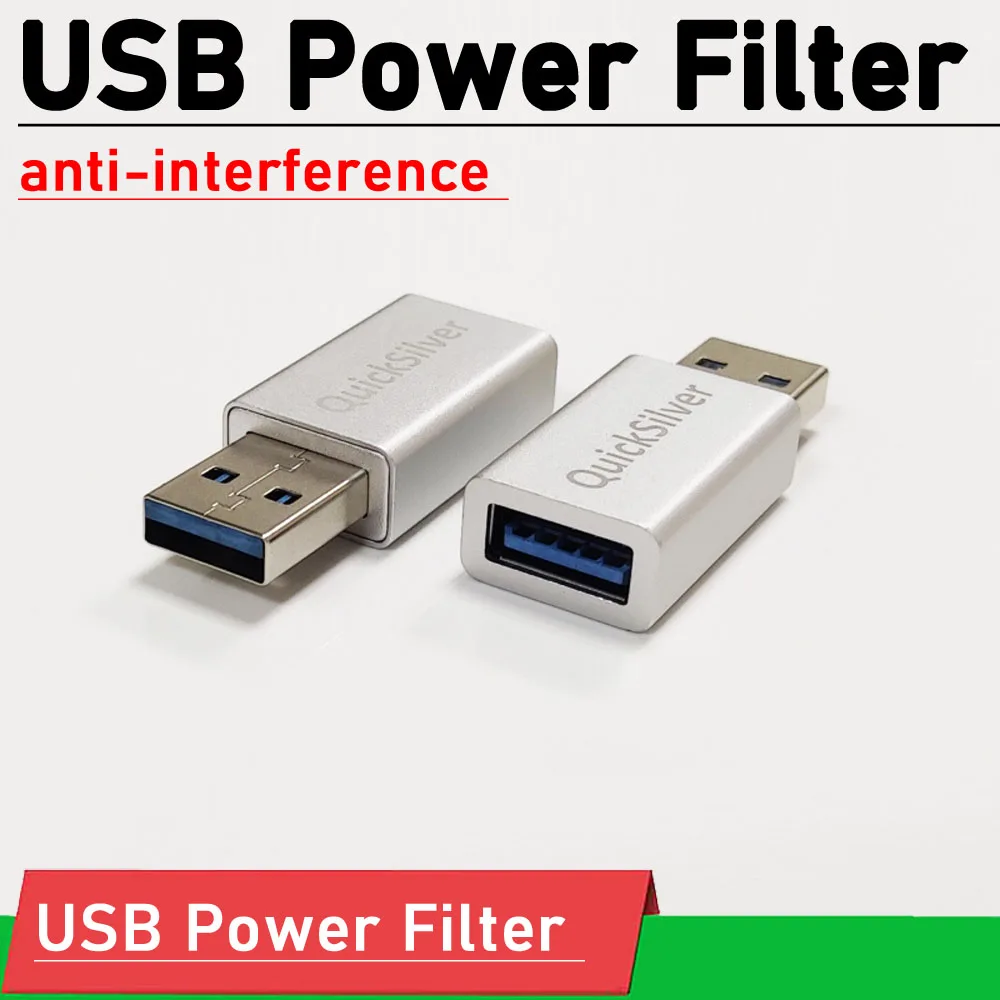 Quicksilver-filtro de Energia Usb para Amplificador Dac Decodificador Redução de Ruído Isolamento Anti-interferência Desempenho Booster Usb
