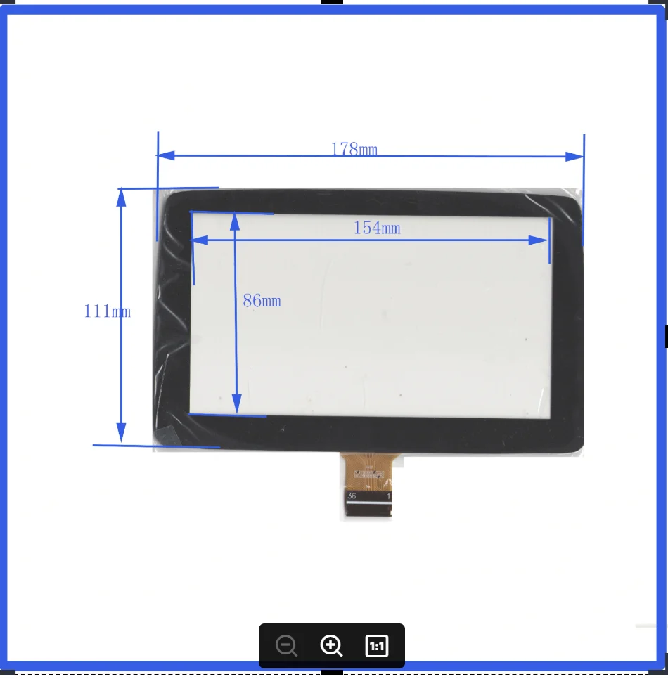 

ZhiYuSun XWT4622 7-дюймовый 178*111 для сенсорной панели CarDVD 178*111 мм