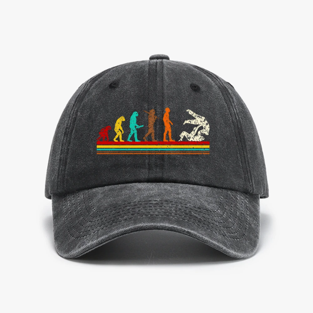 Brazilian Jiu Jitsu BJJ Evolution Judo Throw Washed Baseball Cap Personalized man hat Adjustable Unisex hat