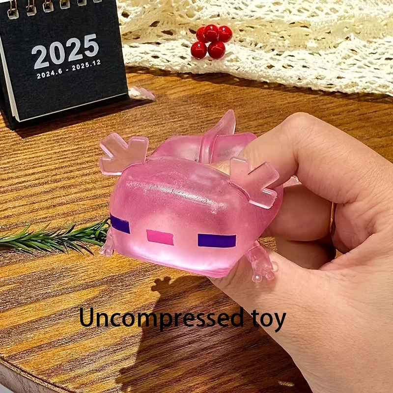 Axolotl Squeeze Soft Squishy Dehnbarer Stressabbau, perfekt für Halloween, Weihnachten, Geburtstag, Mitbringsel, Klassenzimmer – Detail 6
