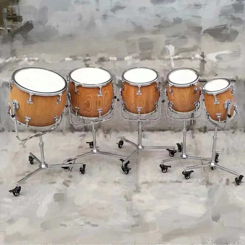 Hot Selling Professional Five Notes of Ethnic Percussion Instruments Acoustic Timpani Drum Set Used