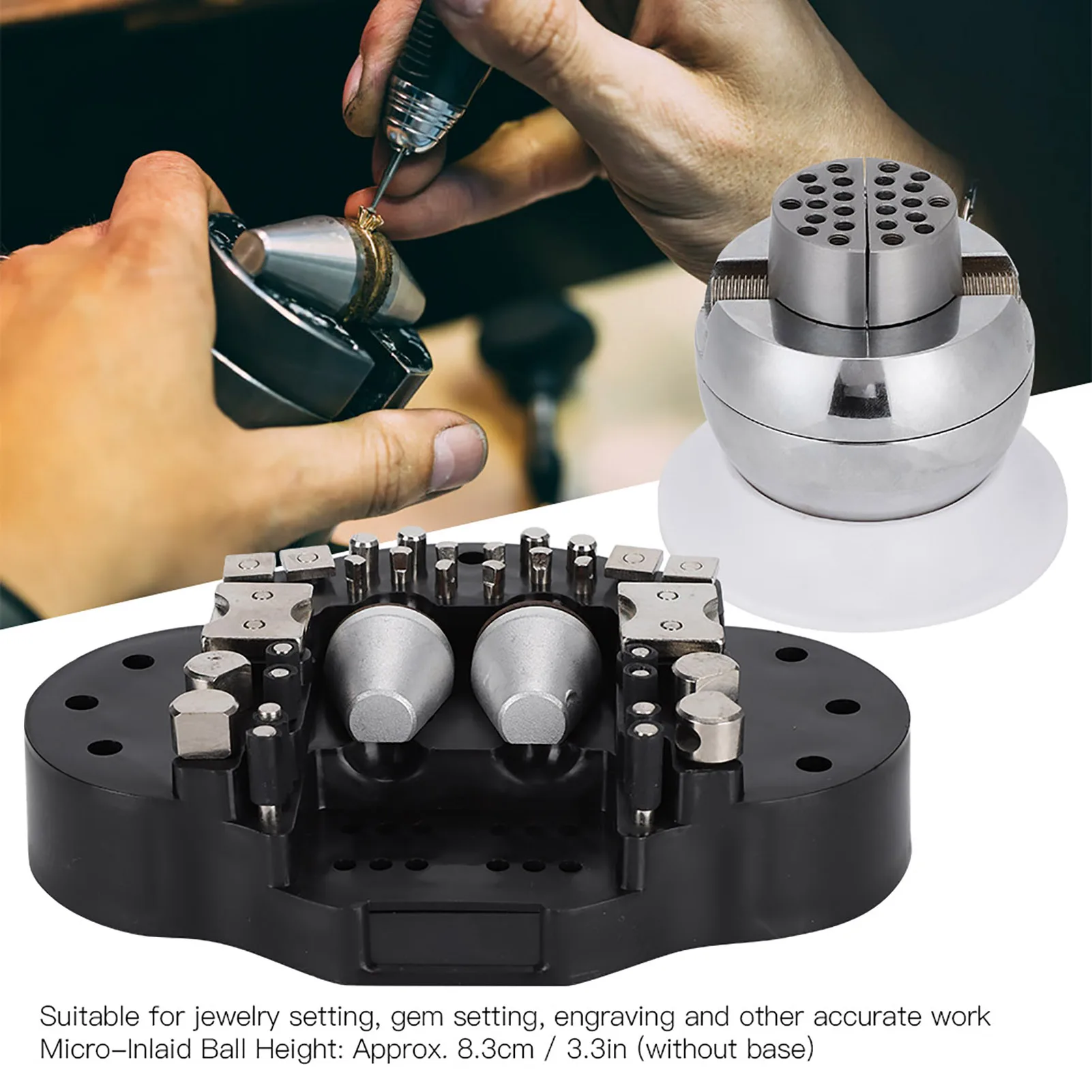 

Ball Vise Ball Vise Engraver Tool Mini Inlay Professional Block Jewelry Hardware Accessories Block Vise Hardware Tools