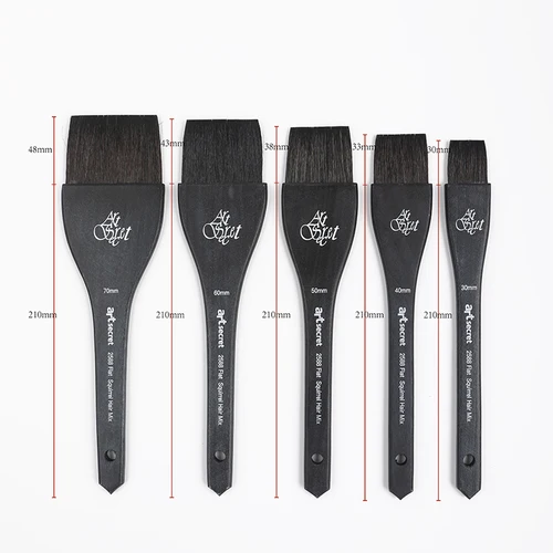 ArtSecret-pincel de acuarela acrílico al óleo 2588F de alta calidad, pelo sintético, herramienta de pintura multifuncional de estilo libre, suministros de arte