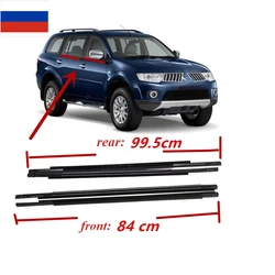 4 Pieces Outside Windows Glass Rubber for Pajero Sport 2nd KH MN117612 Sealing Pedal for Montero KG Weather Strip 5757a336