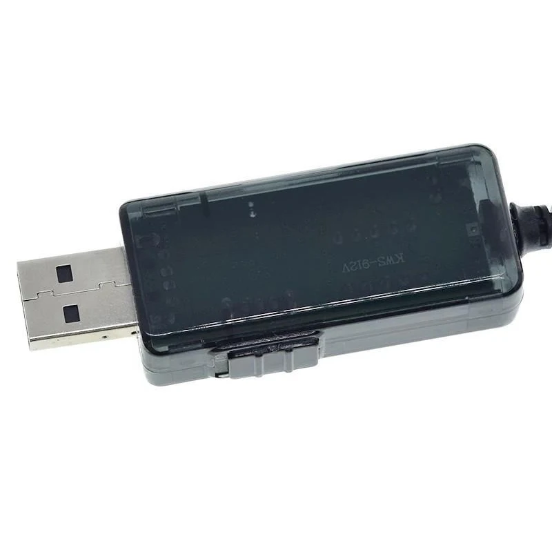 Повышающий USB-преобразователь постоянного тока от 5 В до 9 В, 12 В, USB-кабель повышающего преобразователя + разъем 3,5x1,35 мм для источника питания/зарядного устройства/преобразователя питания