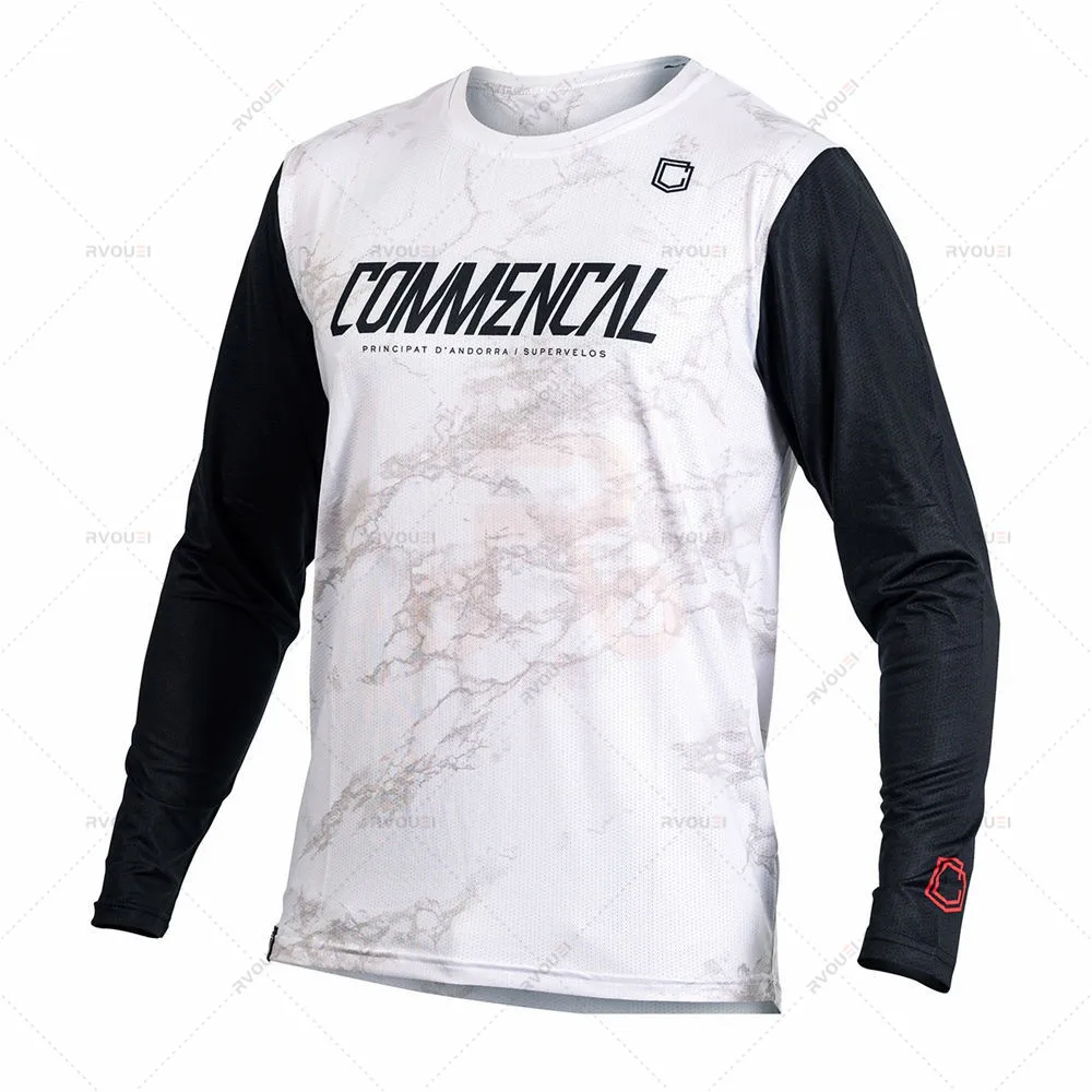 Commencal Downhill T-shirt Camouflage Mountain Bike Jersey Men Mtb Jersey Road Racing Bicycle Cycling Wear Motorcycle Clothing