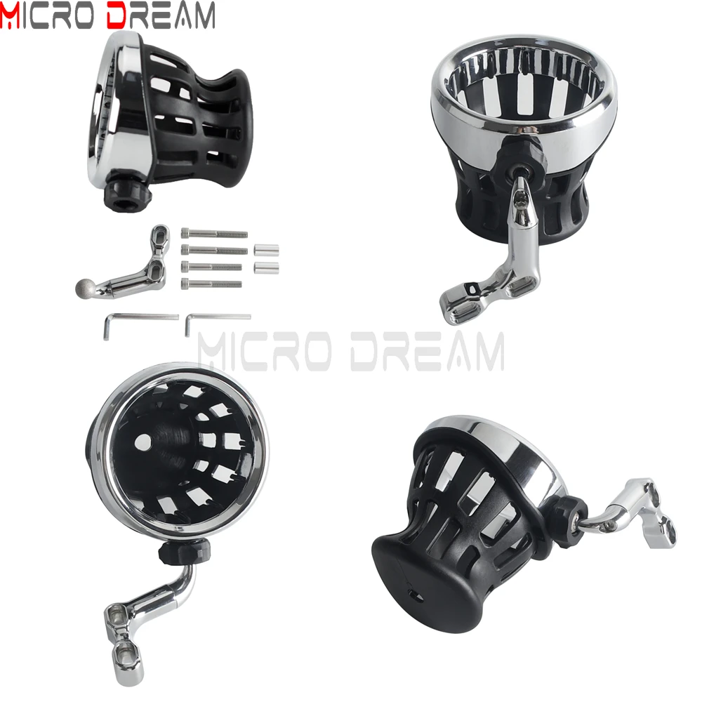 For Harley Yamaha Kawasaki Suzuki Ducati BMW R nine T Honda GL1800 Universal Cup Holder Motorcycle Water Drinking Drink Bracket