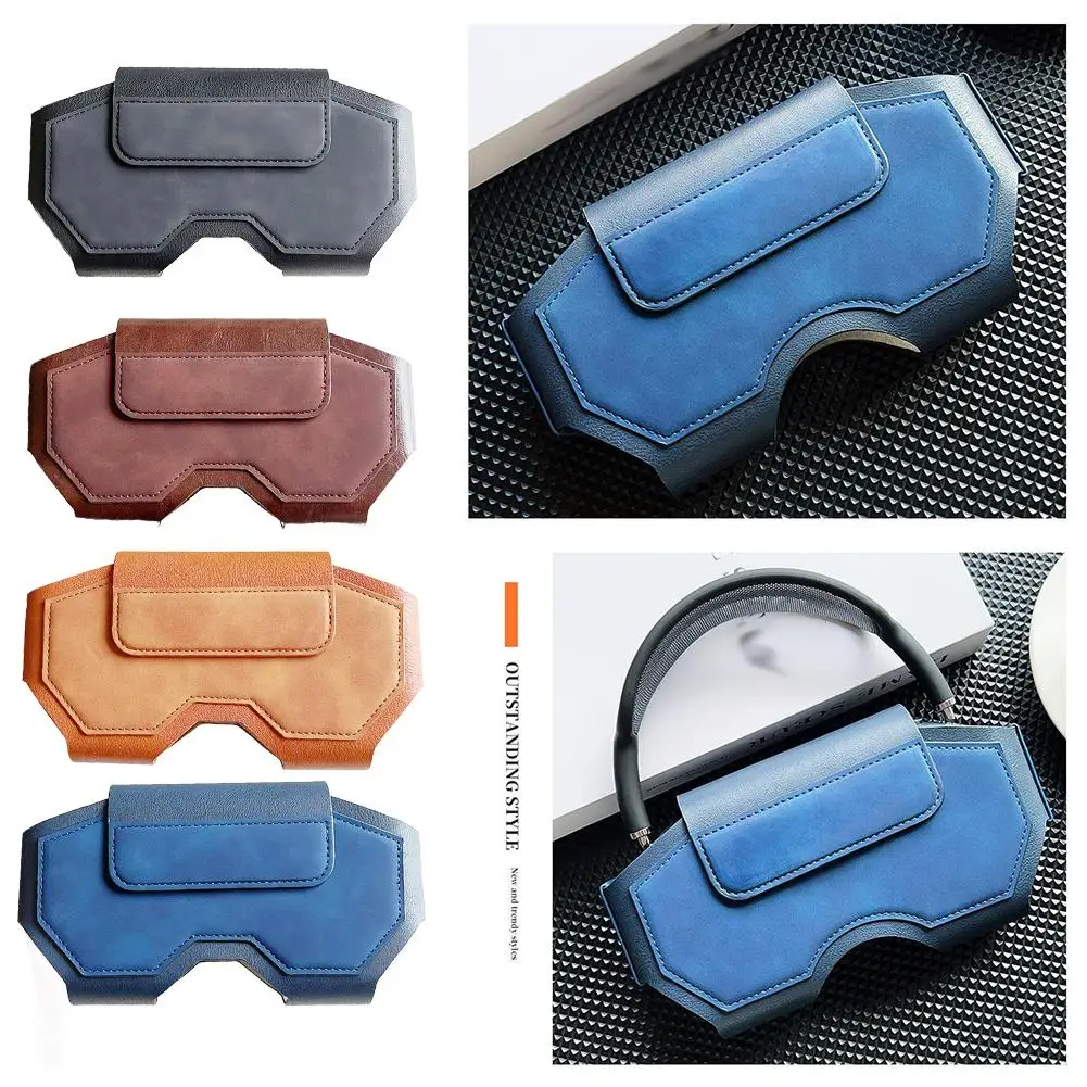 

Leather Case Cover For AirPods MAX Soft Leather Protective Case Accessories Easy to Clean Carrying Case for Apple Airpods M H5U4