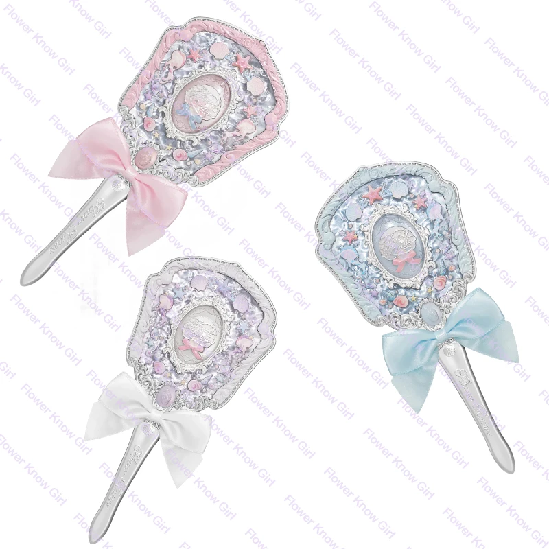 

Flower Know Shell's Jewel Series Hand Mirror Makeup Mirror Hand-held Cosmetic Tabletop Vanty Mirror