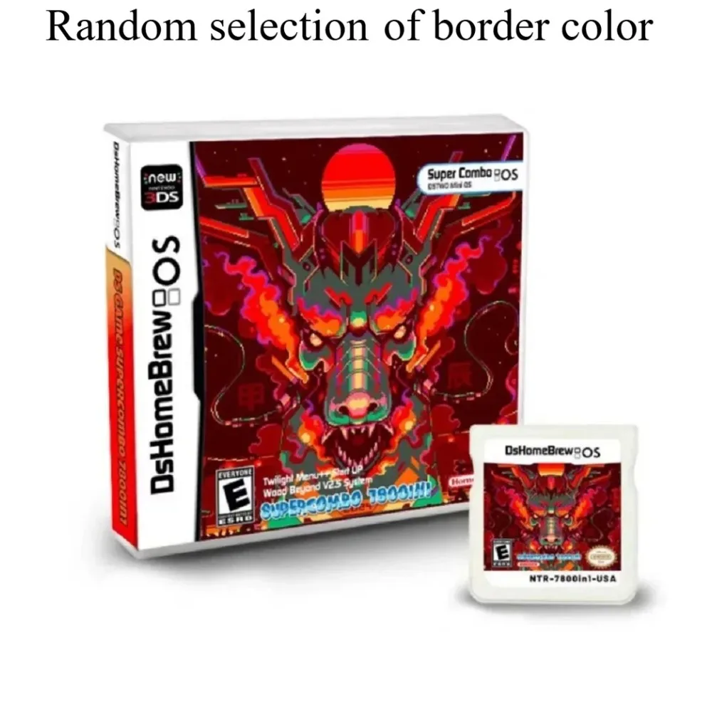 

USA 3DS NDS Game Card Combined Card 7800 In 1 NDS Combined Card NDS Cassette 64IN1 208 500 NES US Game card For 2DS/3DS XL