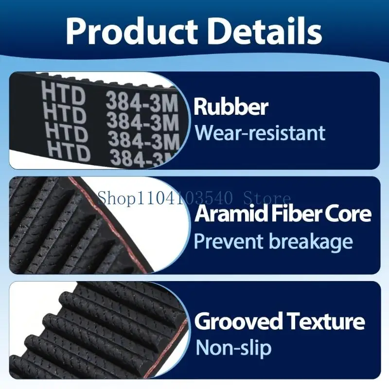 02DC Toothed Compressor Drive Belt for OF60150HA OF60150HB OF60150HBT Air Compressor Belt Replacement, Featuring Rubber