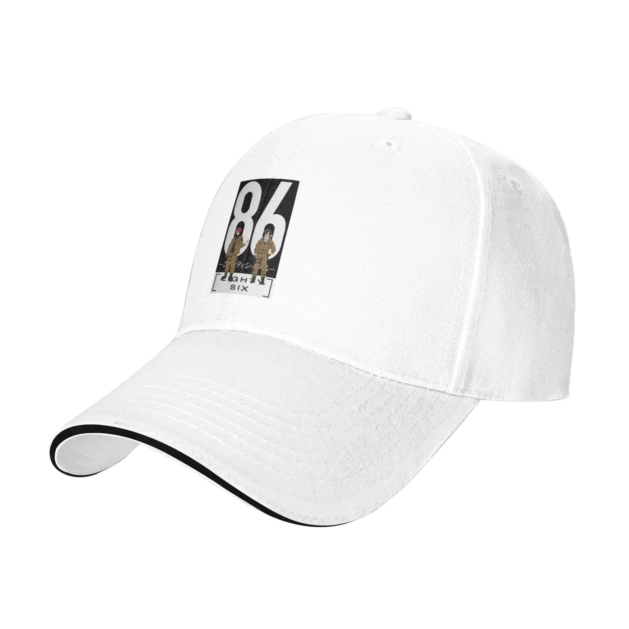 New 86 Eighty Six Anime Shin Lena Sandwich Baseball Caps Hip Hop Light Novel for Men Women Breathable Headwear Travel Adult Hats
