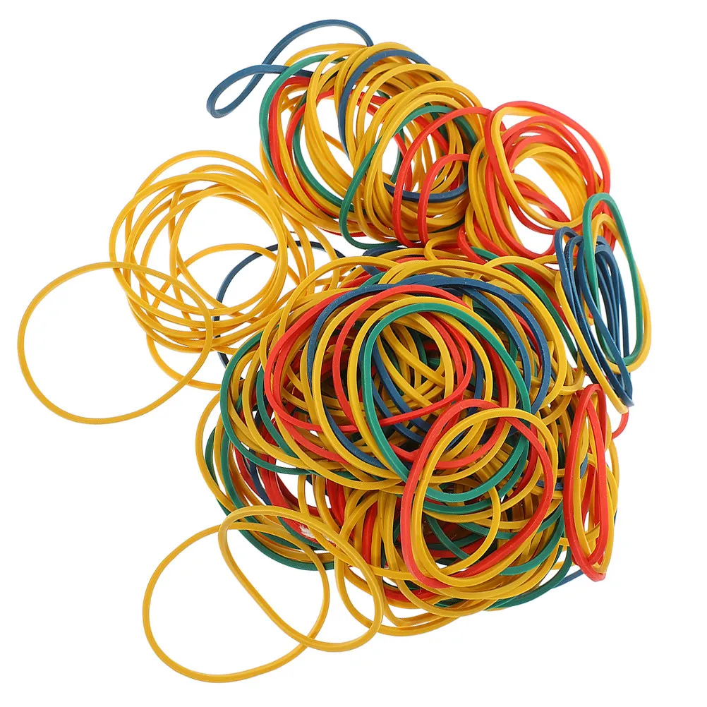 1Set Colorful Rubber Bands Natural Rubber Elastic Bands Thickened Heavy Duty Household Office Supplies Binding view 4
