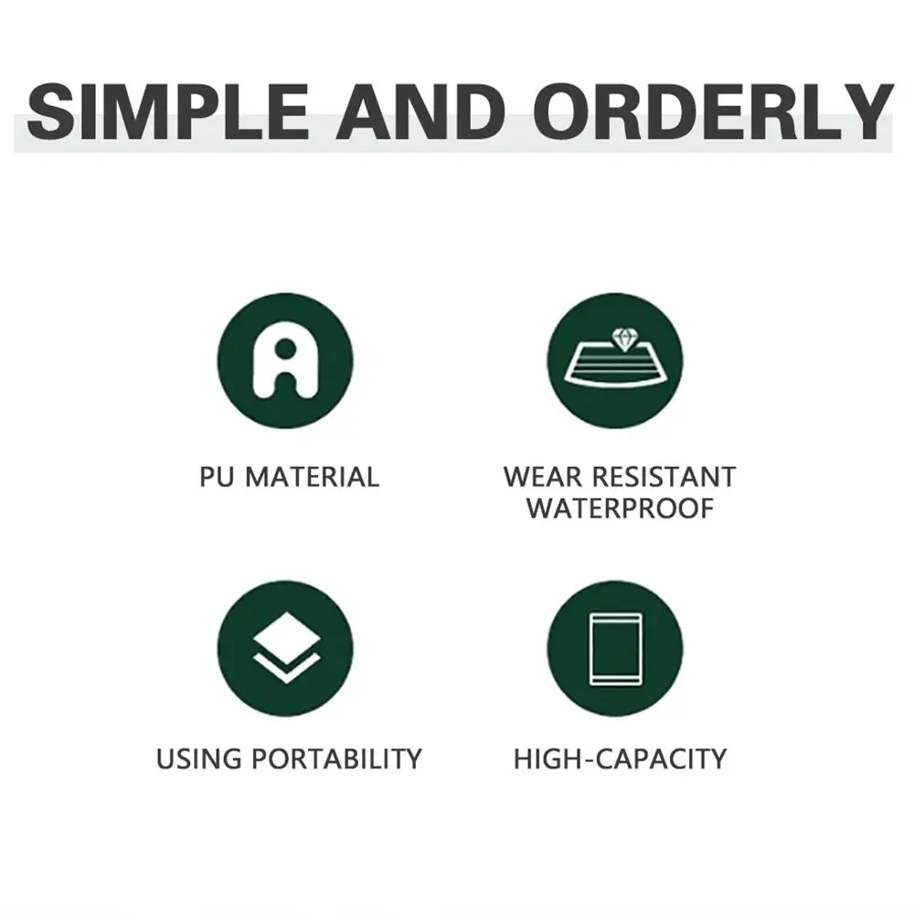 PU Leather Hairdressing Tools Bag Shoulder Belt Durable Barber Tools Waist Pack Waist Belt Adjustable Waist Hairdressing Bag