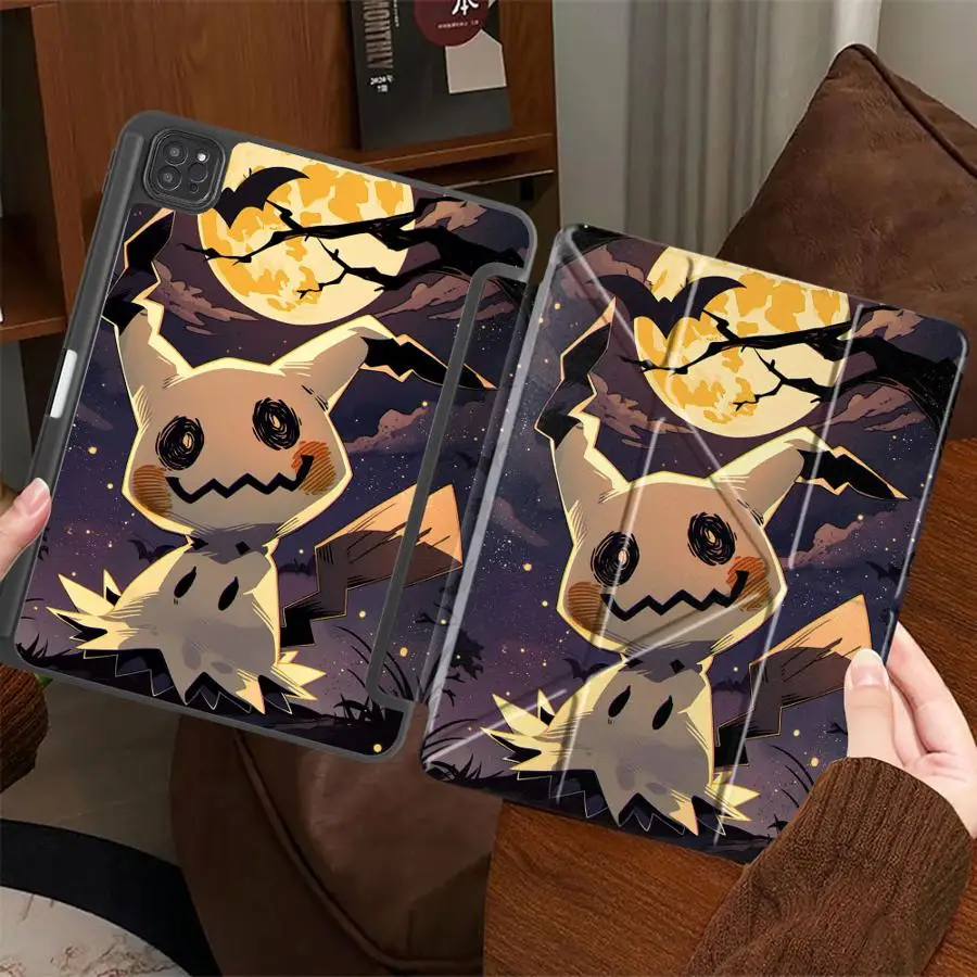 Funny Mimikyu Tablet Case For iPad Pro 2025 Mini 6 7 Air 4 5 M3 M2 1 2 M4 11inch Pro 11th 10th 9th 8th 7th 12.9inch Holder Cover