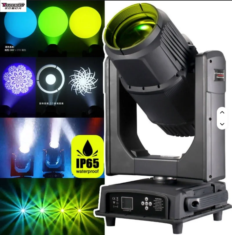 

1 шт. Уличный вращающийся прожектор 500 Вт RGBW LED, IP65, для сценического освещения