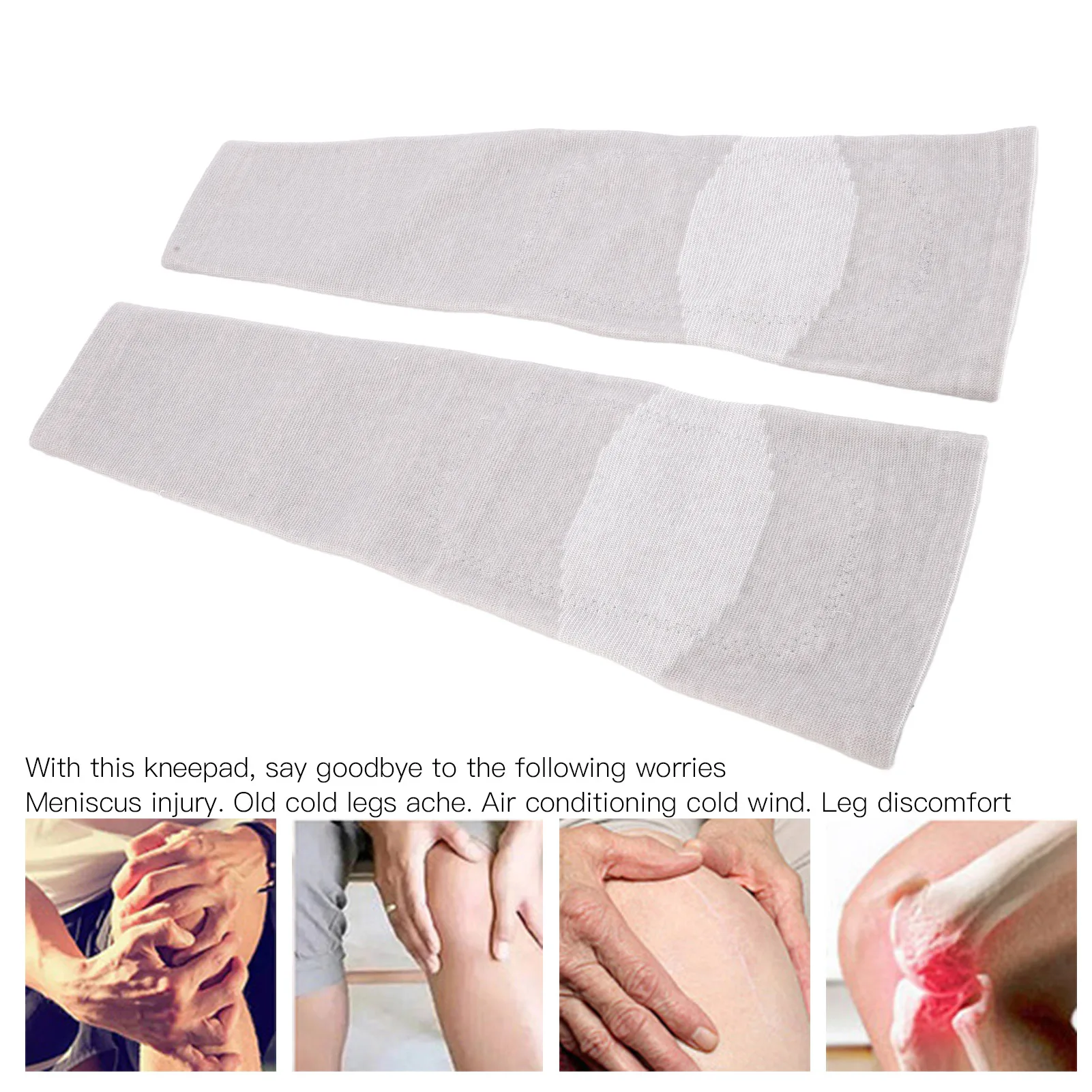 1 زوج الشتاء تدفئة الركبة الحرارية رشاقته الركبة كم وسادة هدفين للنساء الرجال المشتركة دعامة الركبة تدفئة الركبة الحرارية تدفئة الركبة #4