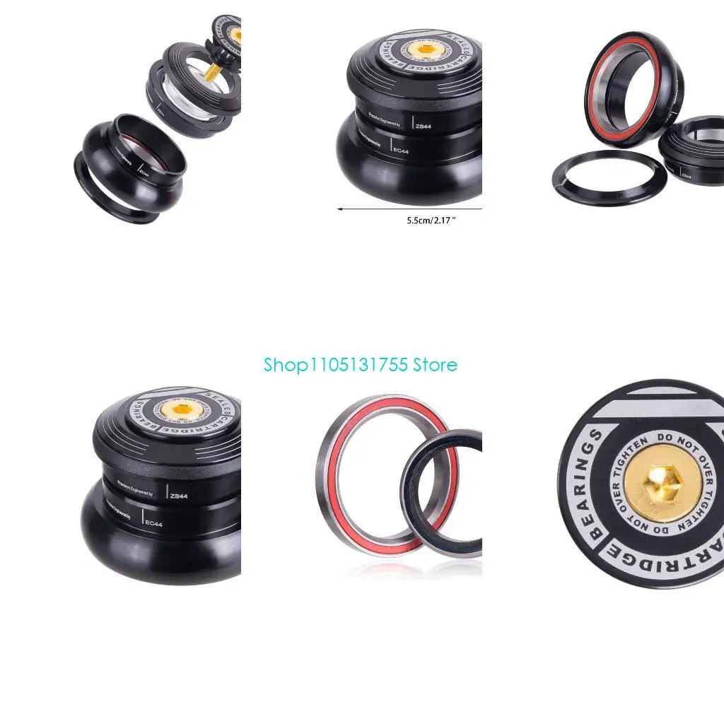 

K0EF Straight Tube Frame ZS44 EC44 1 1/8"-1 1/2" Adapter MTB Headset To Tapered Tube