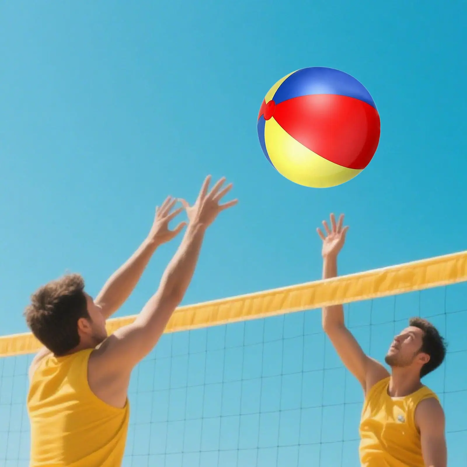 Giant Inflatable Beach Ball Thickened PVC Large Sport Ball Outdoor Water Game Toy for Summer Pool Party