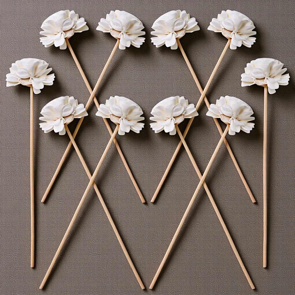 

10Pcs Room Diffuser Reeds Refill Aroma Sticks for Essential Oil Bottles Natural Home Fragrance Diffuser Sticks