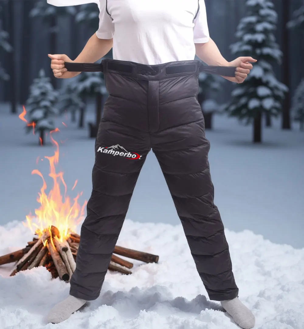 Kamperbox Daunenhose Herrenhose, Winterhose Wandern Winterhose für Herren Trekkinghose Herren Winter Wanderhose für Herren, Hose – Detail 13