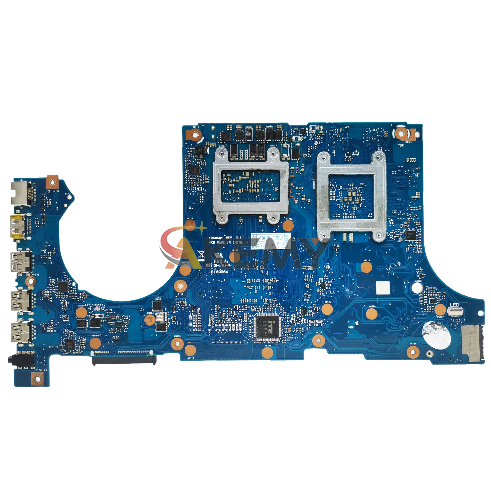 FX505DY Laptop Motherboard For ASUS TUF Gaming FX505GD FX505GE FX505D FX505GT FX95D Mainboard W/ R3 R5 R7 CPU tests OK fast ship